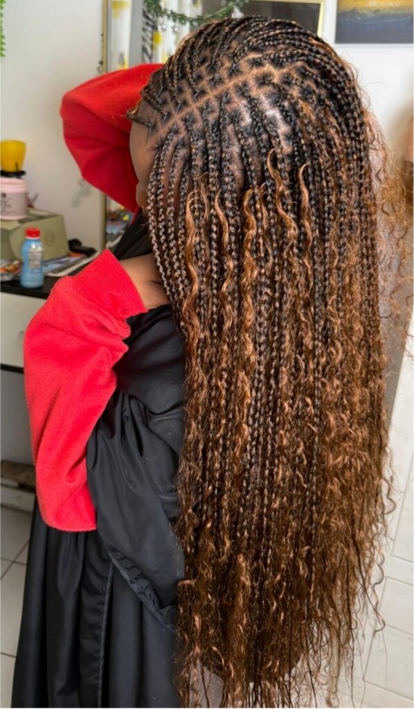 Boho Braids Moyen Cheveux humaine